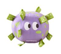 Balle couineuse en peluche pour chien - Balles à mâcher agressives en peluche avec sangles | Balle interactive pour animaux de compagnie de grande taille, chiot, chiens de taille moyenne