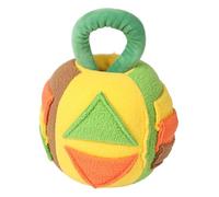 Balle couineuse en peluche pour chien - Jouet à renifler pour chien - Puzzle couineur doux pour l'entraînement cérébral, distributeur de friandises interactif pour soulager le stress