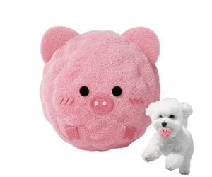 Balle Couineuse pour Chien | À Mâcher Interactifs En Peluche Design Animaux,Boule De Compagnie Pour Extérieur Jardin Parc Entraînement Et Camping,pour Entraînement Intérieur Extérieur Jardin Pa