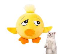 Balle Couineuse Pour Chien, Balle en Peluche Pour Animal de Compagnie, Forme Animale Douce et Rebondissante Double Couche Résistante au Déchirement Pour Nettoyage Dentaire des Chats et Chats