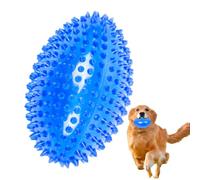 Balle couineuse pour chien, balles indestructibles à picots pour la dentition, fournitures interactives pour animaux de compagnie pour mâcheurs agressifs, parfait pour les chiens de taille moyenne