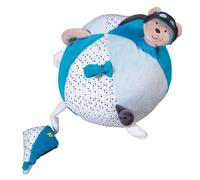 Balle d'activités en velours - lazare bleu TU