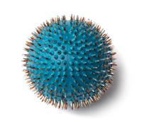 Balle d'acupression bleue