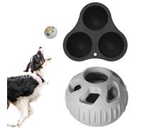 Balle d'alimentation lente pour chien, balle d'alimentation lente pour chien | 2 distributeurs de friandises de puzzle | Boule interactive pour friandises pour chiens, boule alimentée