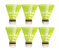 Balle de badminton, balles de badminton d'entraînement, volant de badminton en nylon, volants d'entraînement, volant de badminton intérieur, volant de badminton en plastique pour l'extérieur