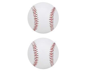 Balle De Baseball, Batte De Baseball, 2pcs Pratique de Balle Molle Baseball Souple, Pratique de Batte en Bois Massif Battes De Base-Ball pour adultes et jeunes exercices de baseball