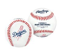 Balle de baseball officielle Rawlings MLB avec logo des Los Angeles Dodgers - Couleur blanche