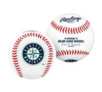 Balle de baseball officielle Rawlings MLB avec logo des Seattle Mariners - Couleur blanche
