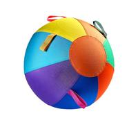 Balle de Berger Multicolore pour Chien, activité Interactive Gonflable, Conception recouverte de Tissu, Utilisation en extérieur, Jouet interactif pour Chien, Balle Gonflable recouverte de Tissu
