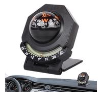 Balle De Boussole De Voiture - Compasse Pour Le Tableau De Bord De La Voiture | Voiture Compass Navigation Auto Compass | L'outil De Navigation Imperméable Approuvé Par Le Sondage Sur Les Munitions Av