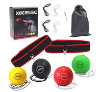 Balle De Boxe Avec Bandeau, Améliorant La Vitesse, Les Réactions Et La Coordination ¿Il-Main, Équipement De Poinçonnage, Balle Réflexe