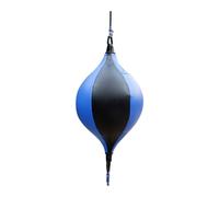 Balle de boxe - Balle réflexe à suspendre, sac de boxe en cuir à double extrémité, balles de vitesse, balles de réaction d'entraînement suspendues, ballee rebondissante en forme de poire | Maison, gym