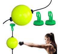 Balle De Boxe Légère - Sac De Vitesse À Double Extrémité, Balle De Boxe Réflexe À Ventouse | Structure De Corde Élastique Réglable, Gadget D'entraînement De Box Suspendu, Exercice De Gymnastique À Do