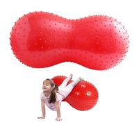 Balle de cacahuète, balle de yoga gonflable en PVC 35 x 18 pouces pour la grossesse avec pompe et spot, équipement fitness anti-éclatement sûr pour la maison, la salle sport, cacahuète