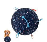 Balle de chapeau pour chien - Bateau gonflable anti-éclatement avec | Instinkball Jouet interactif pour petits et grands animaux de compagnie, stimulation et