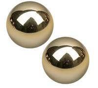 Balle de chromé en acier | 2pcs baoding balles, exercices Boules de thérapie à main balles en laiton balles chinoises pour la thérapie à la main, l'exercice et le soulagement du stress, les ornements