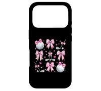 Balle de Club de Golf pour Fille avec nœud Rose Coque pour iPhone 17 Pro