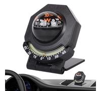 Balle DE COMPASSE DE Car - Tableau De Bord Fiable Compass | Boule De Guide De Direction Compacte Noir | De Navigation Automobile Adaptés Aux Voyages en Route, À La Conduite Hors Route Et À L'as