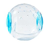 Balle de course pour hamster, 17,8 cm, respirante, transparente, accessoire de cage pour petits animaux, jouets pour hamster nain, balles inodores pour hamsters syriens et guinéens
