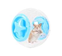 Balle de course pour hamster - Jouet d'entraînement pour hamster - Cage ventilée - Accessoire de fitness pour chinchilla, doré