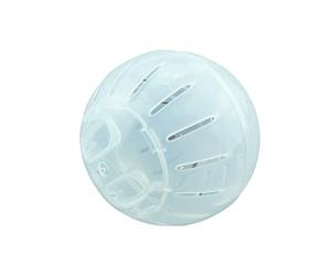 Balle de course pour hamster : transparente pour exercices de petits animaux, design de sécurité ventilé, entraîneur de mobilité à roulement souple | Jeu d'activités pour animaux