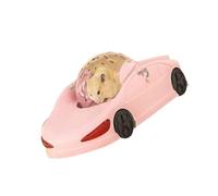 Balle de course silencieuse pour hamster - Jouet amusant et transparent - Encourage les moments de jeu actifs pour les propriétaires de petits animaux de compagnie - Jouet de voiture pour hamster