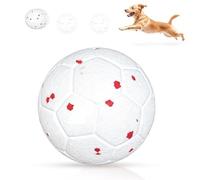 Balle de Foot Chien Jouet élastique interactif pour les dents | Ballon de foot à mâcher Pour salon balcon jardin camping petites moyennes grandes races