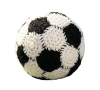 Balle de football douce en à chat - Jouet silencieux, ballon de | Housse en peluche légère avec son de clochette interne, garnissage d'herbe à chat bio de qualité supérieure pour maison
