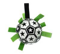 Balle de football pour chien avec sangles - Jolly Ball pour chiens - Jouet puzzle interactif pour flotteur d'eau, piscine, exercice, rapport, dressage pour chiot