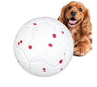 Balle de football pour chien | Compagnon interactif pour les dents, jouet à mâcher, pour petites, moyennes et grandes races, salon, balcon, cour, camping, jardin