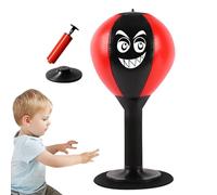 Balle De Frappe De Boxe Sur Pied - Balle Réflexe De Vitesse De Bureau, Petite Base À Ventouse, Entraîneur De Boxe Autonome | Jouet D'exercice D'intérieur Pour Enfantş Et Adultes, Entraînement Aux Réac