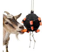 Balle de friandises pour chevaux - Distributeur de carottes d'enrichissement, jouets pour chevaux, pour chèvre, mouton, vache, bétail, ferme, grange, écuries, paddocks, clôture, extérieur et intérieur