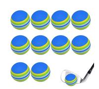 Balle de golf en éponge - Mousse souple légère, 10 paquets d'entraînement d'entraînement | Balles à calme réutilisables, entraîneur de swing intérieur, accessoires de golf portables, dive
