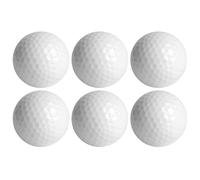 Balle De Golf Lumineuse Led En Caoutchouc SynthéTique, 6 PièCes, Lumineuse, Attrayante Pour L'entraîNement De Nuit Et De Jour, Rouge