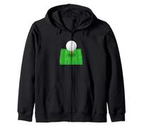 Balle de Golf sur Tee dans l'herbe - Golfing Time Sweat à Capuche