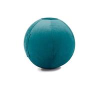 Pouf Jumbo Bag Balle de gym gonflable - bleu paon 14500v-34