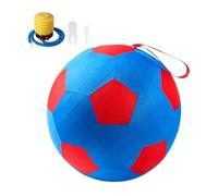 Balle de harding interactive pour animaux de compagnie, balle de sport gonflable durable pour l'extérieur, fitness, jeu quotidien, balle d'entraînement avec poignée renforcée et pompe de gonflage pour