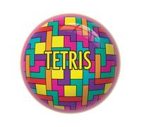 Balle de jeu MONDO SPA Neon Fluorescent D13 cm Graphismes imprimés effet brillant Vert-bleu