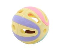 Balle de jeu pour chat avec clochette - Jouet interactif en intérieur - Boule de saut creuse pour l'activité de saut - Accessoire de divertissement de l'âme