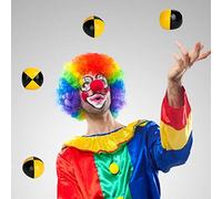 Balle de Jonglage Douce et Lisse pour Débutant, Ensemble de Balles de Jonglage Légères et de Petite Taille, Jouet D'entraînement pour la Concentration de L'attention pour Clown, 3 Pièces