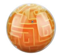 Balle de labyrinthe de gravité 3D - boule de puzzle rotative avec conception de piste complexe | Jouet de jeu éducatif pour la formation cognitive, activités en classe, renforcement des compétences, j