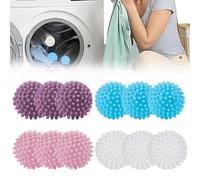 Balle de Lavage Machine a Laver,12pcs Balles de Lavage,Boule de Lavage pour Machine à Laver,Balles de Séchage,Boules de Séchage Réutilisables