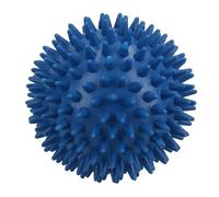 Balle de massage à picots bleue 9 cm pour soulager les tissus profonds et les muscles des pieds