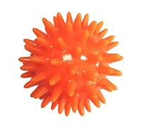 Balle de massage à picots pour le dos, la main, les paumes et les pieds, orange, 6 cm