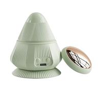 Balle de massage électrique - Outil chauffant à monter, rouleaux de libération des tissus profonds, sucette musculaire vibrante rechargeable, dispositif de point de déclenchement vert turquoise - pour