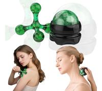 Balle de massage et balle de fascia pour auto-massage et thérapie par points de déclenchement, appareil de massage acupression, boule de massage pou(Vert)