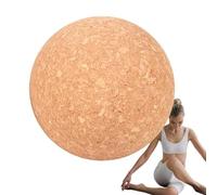 Balle de massage musculaire en liège - Balle de massage pour fascia en liège - Ensemble de liège thérapeutique - Tissu profond - Massage des tissus de yoga - Balles pour les amateurs de tissus