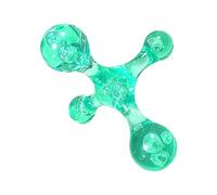 Balle de massage musculaire - Polystyrène 8,2 x 8,5 cm 3,23 po | Rouleau de massage à la main, masseur de points d' à quatre pour soulager les douleurs articulaires du dos, du cou et