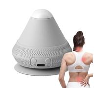 Balle de massage : rouleau électrique de fascia de 12 cm, masseur de dos chauffé, boule de thérapie musculaire, outil de physique montable | Yoga des tissus profonds pour les maux de pied