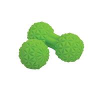 Schildkröt Fitness Set de Massage Duo, Balle Duo avec Protubérances et Balle de Massage avec Protubérances Ø 60 mm, Vert, pour la Relaxation Musculaire, 960151